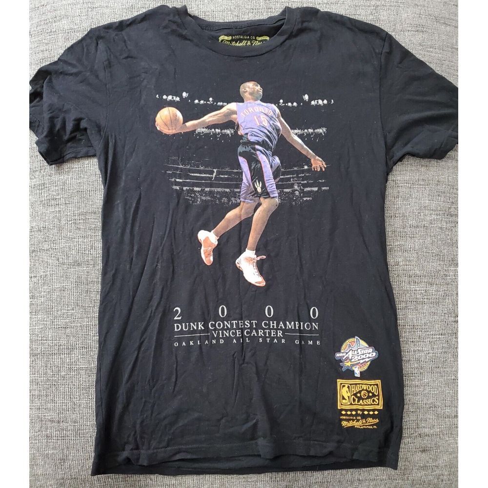 Mitchell & Ness Vince Carter 2000 Dunk Contest‎ Champion T Shirt Size Medium